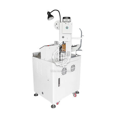 AWG18 Automatyczna maszyna do zaciskania drutu Pojedyncza głowica do ściągania izolacji / skręcania